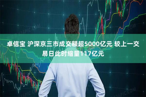 卓信宝 沪深京三市成交额超5000亿元 较上一交易日此时缩量117亿元