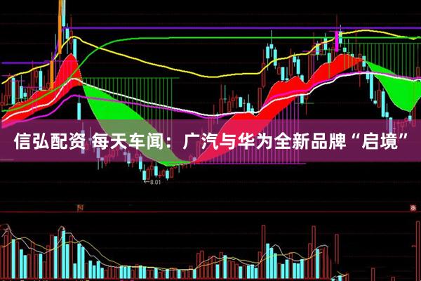 信弘配资 每天车闻：广汽与华为全新品牌“启境”